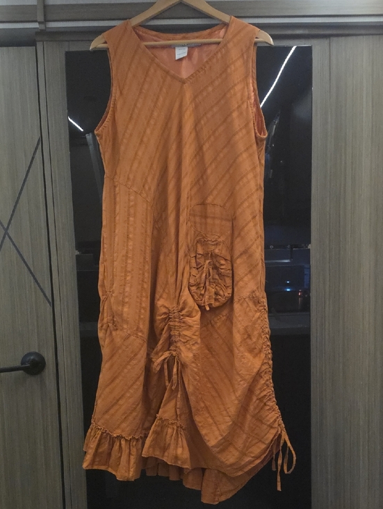 Grifflin Paris Dresses & Skirts - Burnt Orange, Midi/Maxi Boho Dress By "GRIFFLIN PARIS" 100%COTTON) 🤎